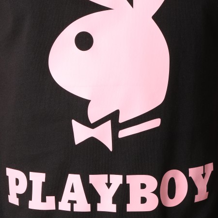 Playboy - Tee Shirt Logo Noir Rose