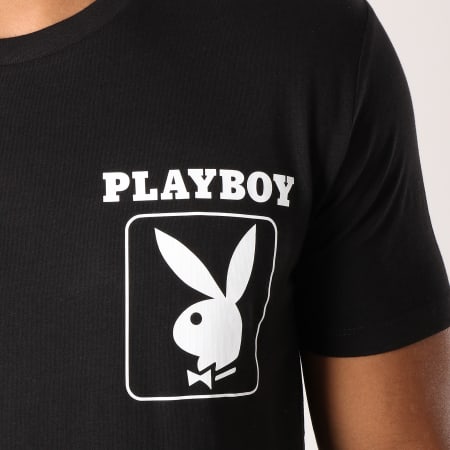 Playboy - Tee Shirt Back Logo Alternate Noir