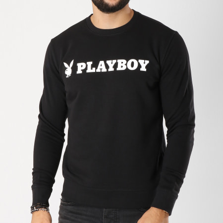 Playboy - Sweat Crewneck Logo Alternate Noir