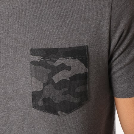 Produkt - Tee Shirt Poche GMS Gris Anthracite Chiné Camouflage