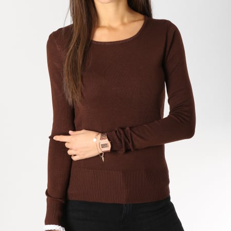 Girls Outfit - Pull Femme 139 Marron