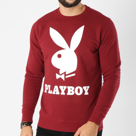 Playboy - Sweat Crewneck Logo Bordeaux