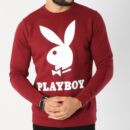 Playboy - Sweat Crewneck Logo Bordeaux