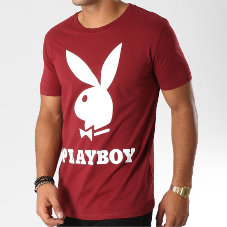 Playboy - Tee Shirt Logo Bordeaux