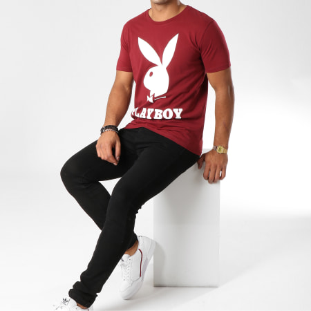 Playboy - Tee Shirt Logo Bordeaux
