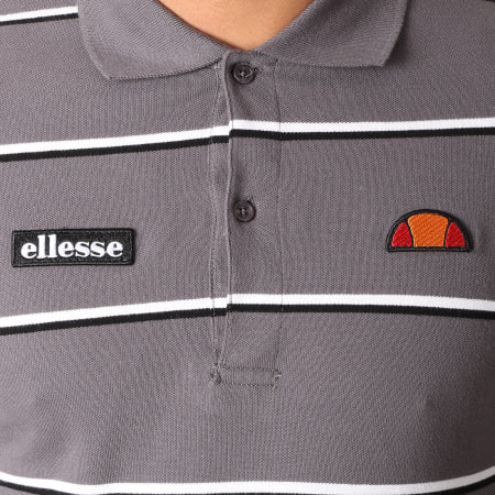 Ellesse - Polo Manches Longues Maffio Gris Anthracite