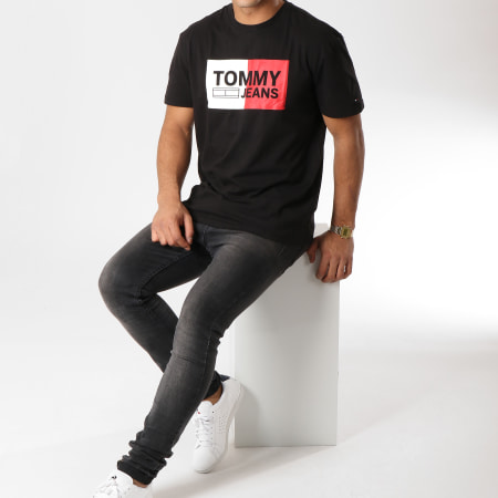 Tommy Hilfiger - Tee Shirt Essential Splint Box 5549 Noir
