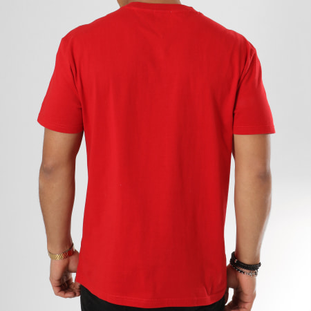 Tommy Hilfiger - Tee Shirt Essential Splint Box Rouge