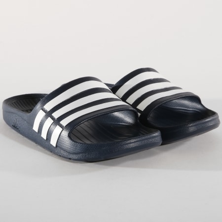 Adidas Sportswear - Claquettes Duramo Slide G15892 Dark Blue Footwear White 