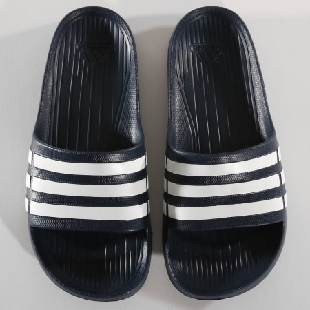 Adidas Performance - Claquettes Duramo Slide G15892 Dark Blue Footwear White 