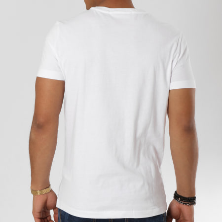Calvin Klein - Tee Shirt Institutional Slim 7856 Blanc