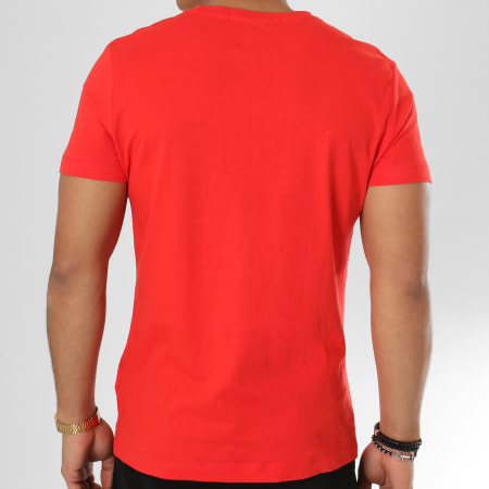 Calvin Klein - Tee Shirt Institutional Slim 7856 Rouge