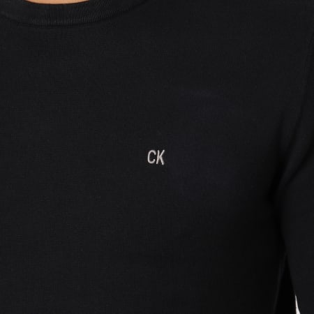 Calvin Klein - Pull CKJ Chest 0390 Noir