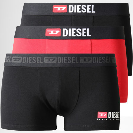 Diesel - Lot De 3 Boxers Damien 00ST3V-0TAVG Noir Rouge