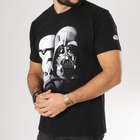 Star Wars - Tee Shirt Vador Troopers Noir