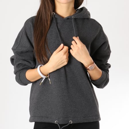 Urban Classics Sweatshirt à Capuche Femme: : Moda