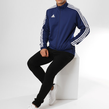 Adidas Sportswear - Veste Zippée Tiro 19 DT5272 Bleu Marine Blanc