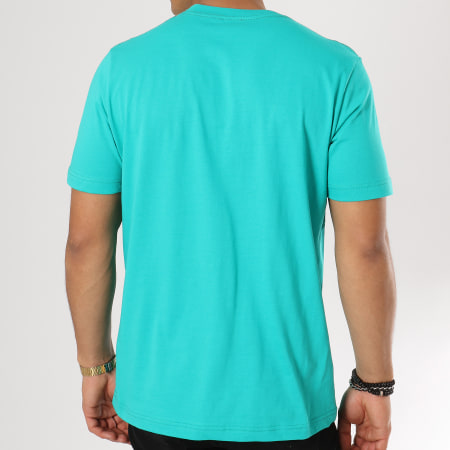 Diesel - Tee Shirt Just Division 00SH0I-0CATJ Bleu Turquoise