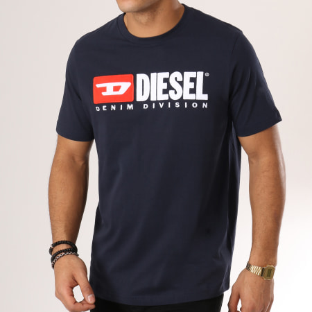 Diesel - Tee Shirt Just Division 00SH0I-0CATJ Bleu Marine