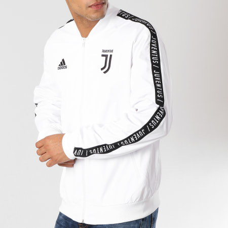 Adidas Sportswear - Veste Zippée Avec Bandes Juventus Anthem DP3923 Blanc