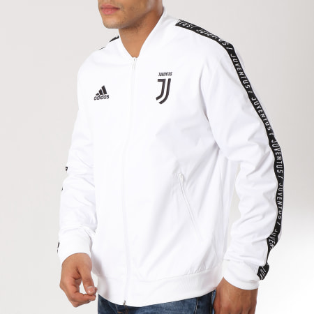 Adidas Sportswear - Veste Zippée Avec Bandes Juventus Anthem DP3923 Blanc