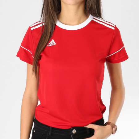 Adidas Sportswear - Tee Shirt Femme Squad 17 Jersey BJ9203 Rouge