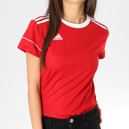 Adidas Sportswear - Tee Shirt Femme Squad 17 Jersey BJ9203 Rouge