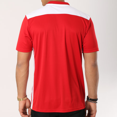 Adidas Sportswear - Tee Shirt Regista 18 Jersey CE1713 Rouge Blanc