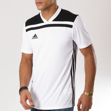 Adidas Sportswear - Tee Shirt Regista 18 Jersey CE8968 Blanc Noir