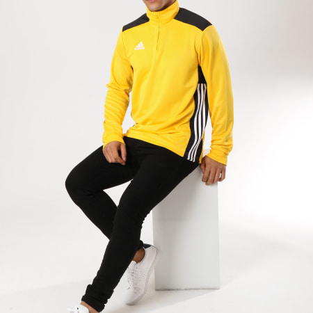 Adidas Sportswear - Sweat Col Zippé Regi18 TR Top CZ8648 Jaune
