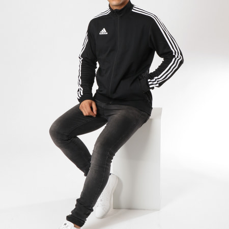 Adidas Sportswear - Veste Zippée Tiro19 TR Jacket DJ2594 Noir