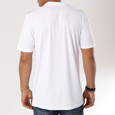 Adidas Sportswear - Tee Shirt Striped 19 Jersey DP3202 Blanc Noir
