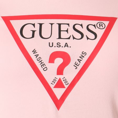 Guess - Tee Shirt Femme W91I03K6YW0 Rose