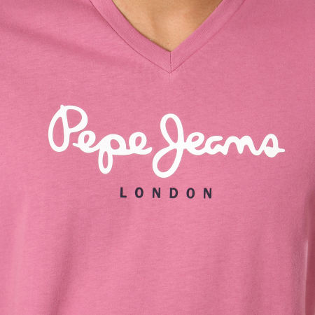 Pepe Jeans - Tee Shirt Eggo V Rose