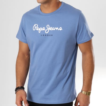 Pepe Jeans - Tee Shirt Eggo Bleu Clair