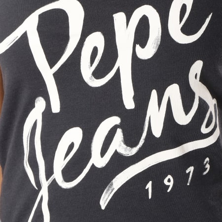 Pepe Jeans - Tee Shirt Femme Andrea Bleu Marine