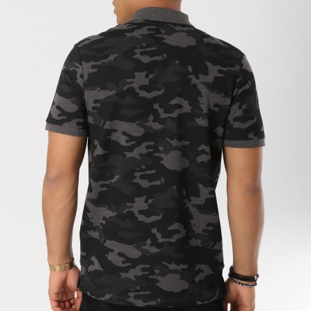 Produkt - Polo Manches Courtes GMS Glory Gris Anthracite Chiné Camouflage