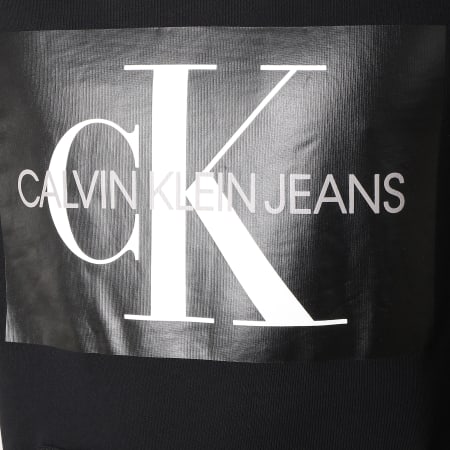 Calvin Klein - Sweat Capuche Monogram Box Logo 7745 Noir