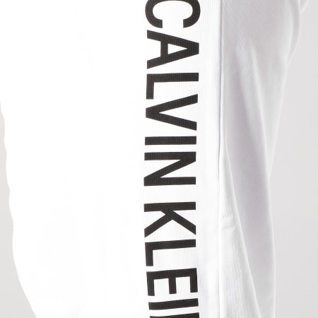 Calvin Klein - Pantalon Jogging Institutional Side Logo 0451 Blanc