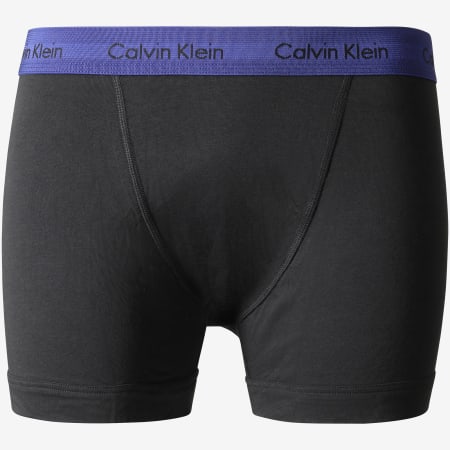 Calvin Klein - Lot De 3 Boxers Cotton Stretch U2662G Noir Rouge Bleu Marine 