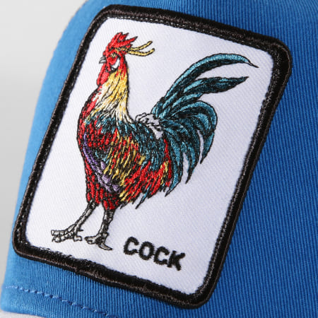 Goorin Bros - Casquette Trucker Cock Bleu Roi Blanc