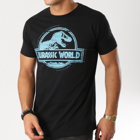 Jurassic Park - Tee Shirt Logo Noir