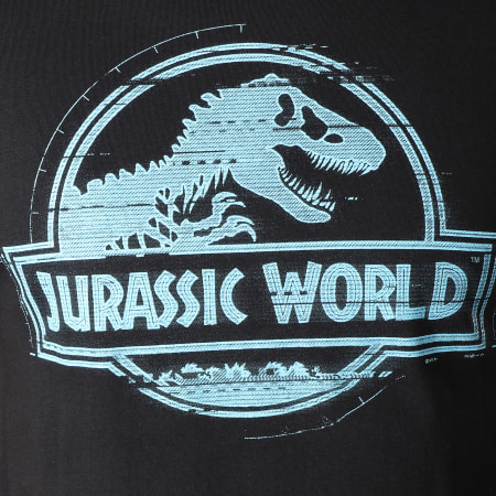 Jurassic Park - Tee Shirt Logo Noir