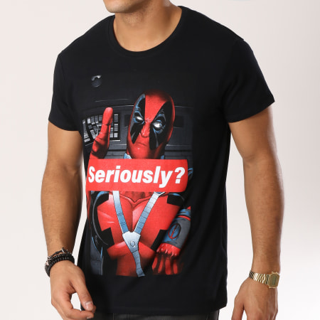 Deadpool - Tee Shirt Seriously Noir