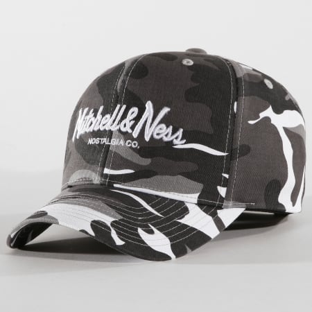 Mitchell and Ness - Casquette 110 INTL230 Gris Anthracite Camouflage Blanc