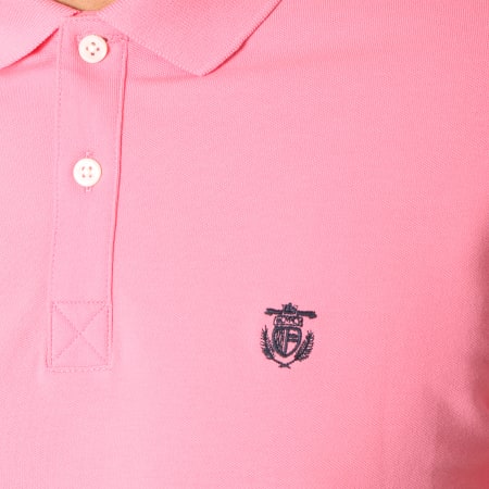 Selected - Polo Manches Courtes Haro Embroidery Rose