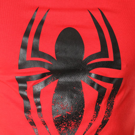 Spiderman - Tee Shirt Spider Logo Rouge