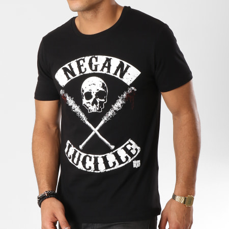 The Walking Dead - Tee Shirt Negan And Lucille Noir