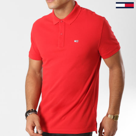 Tommy Hilfiger - Polo Manches Courtes Tommy Classics 5508 Rouge
