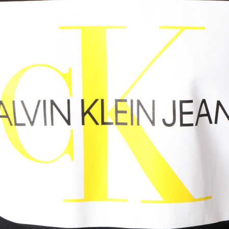 Calvin Klein - Tee Shirt Monogram Box Logo 7843 Noir 